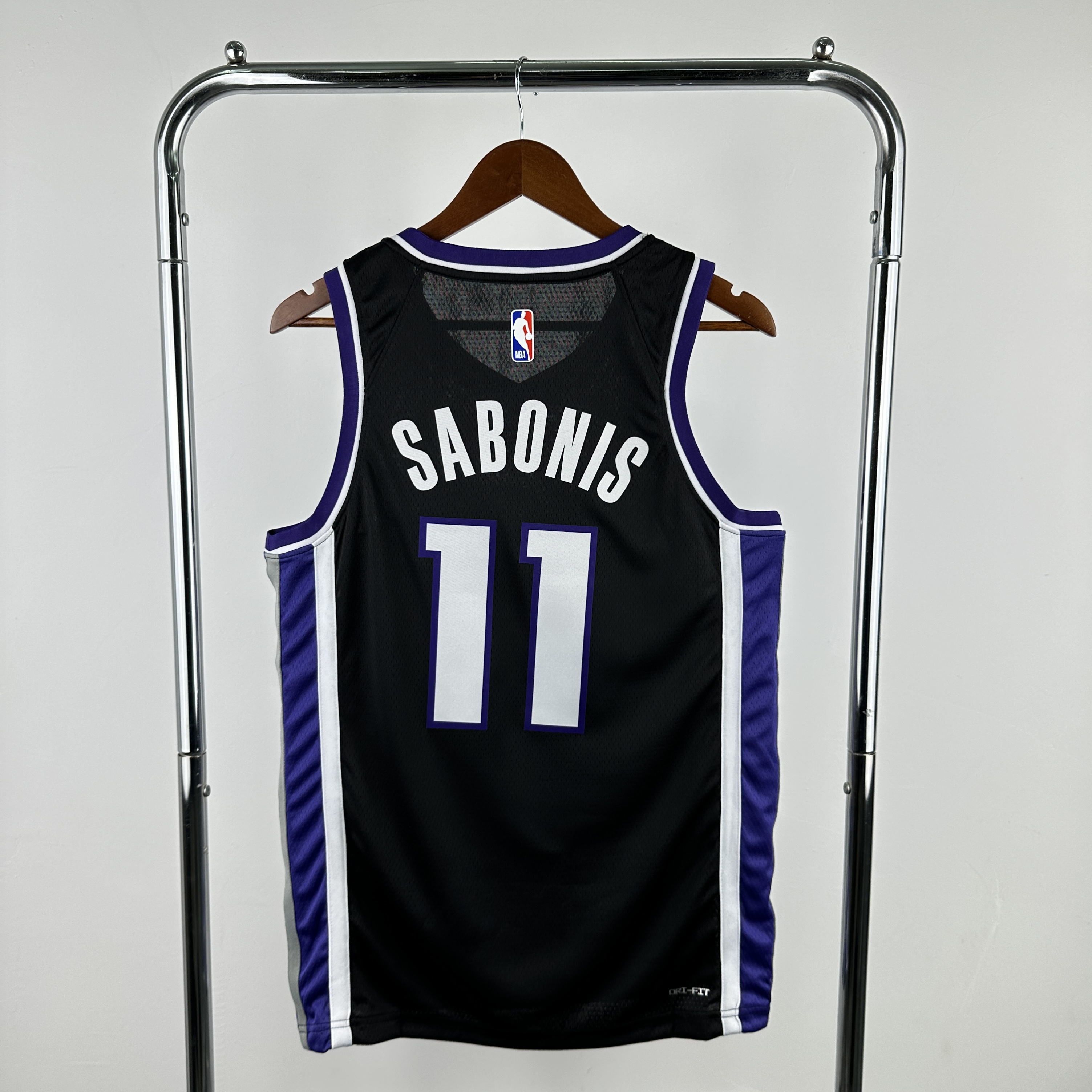 Men Sacramento Kings #11 Sabonis black NBA 2023 24 Season Jerseys->sacramento kings->NBA Jersey